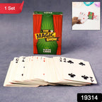Complete Magic Show playing cards set in thematic box