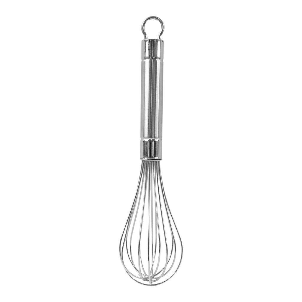 Mini hand whisk made of durable stainless steel with polished surface