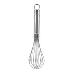 Mini hand whisk made of durable stainless steel with polished surface