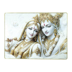 Religious Radha Krishna wall decoration for home temple