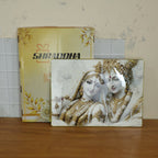 Radha Krishna spiritual wall art in elegant style