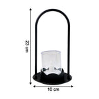 Wind light style flameless LED candle showing warm flickering light