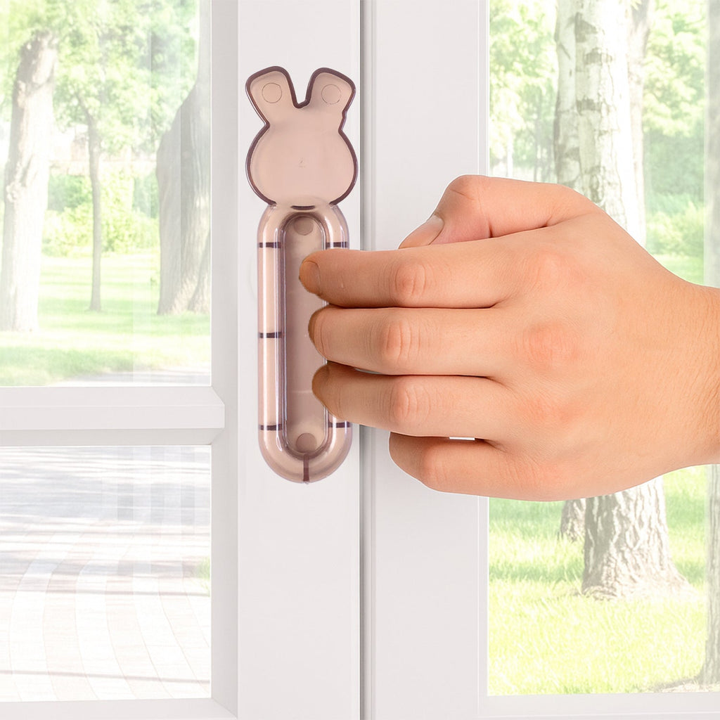 Side profile of durable plastic self stick cabinet handle