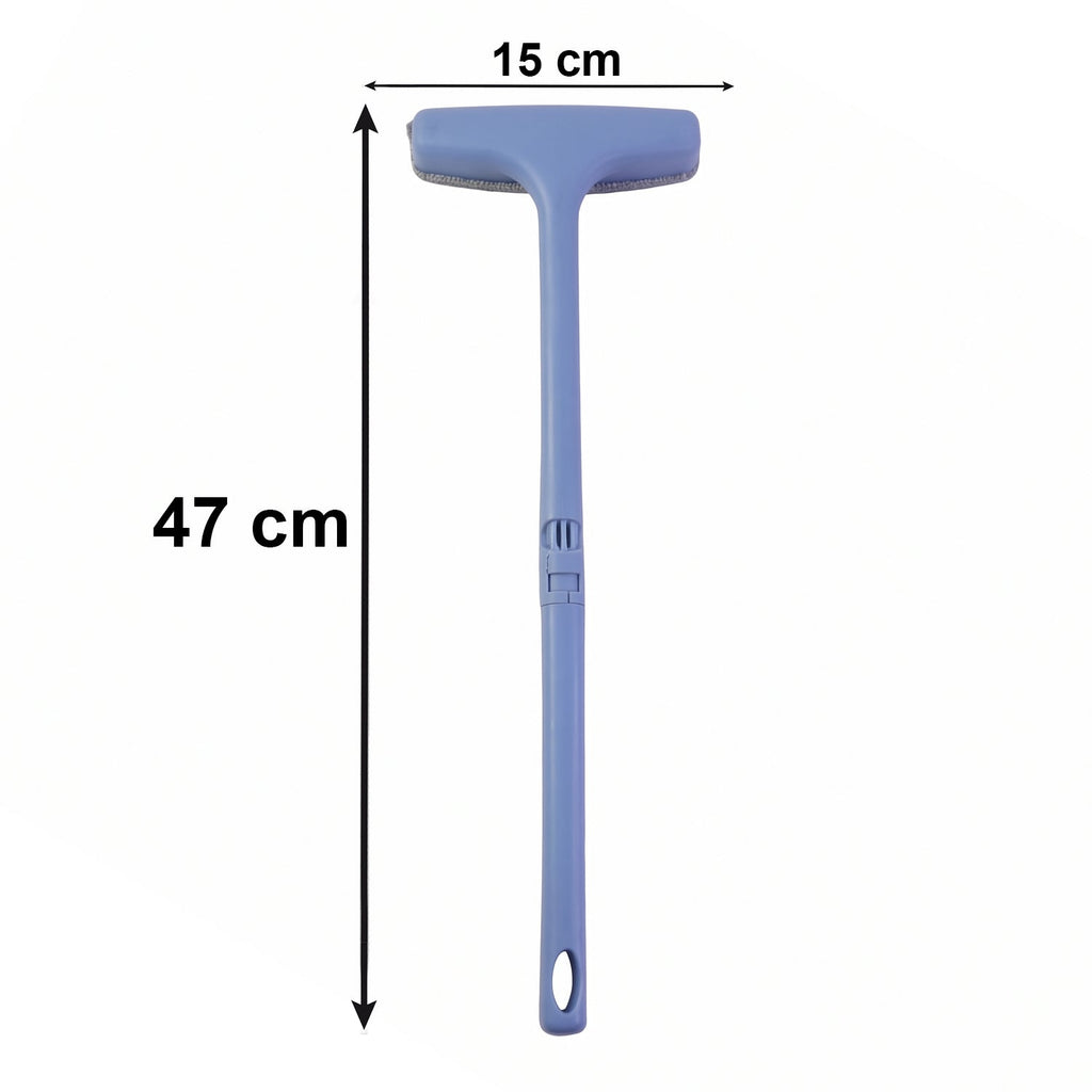 Compact and lightweight design of the window mesh cleaning tool for easy storage.