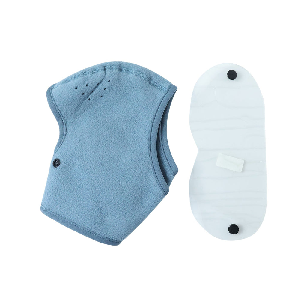 Soft reusable face mask with anti fog eye shield for comfort