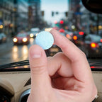 Car glass cleaner tablets for streak-free shine