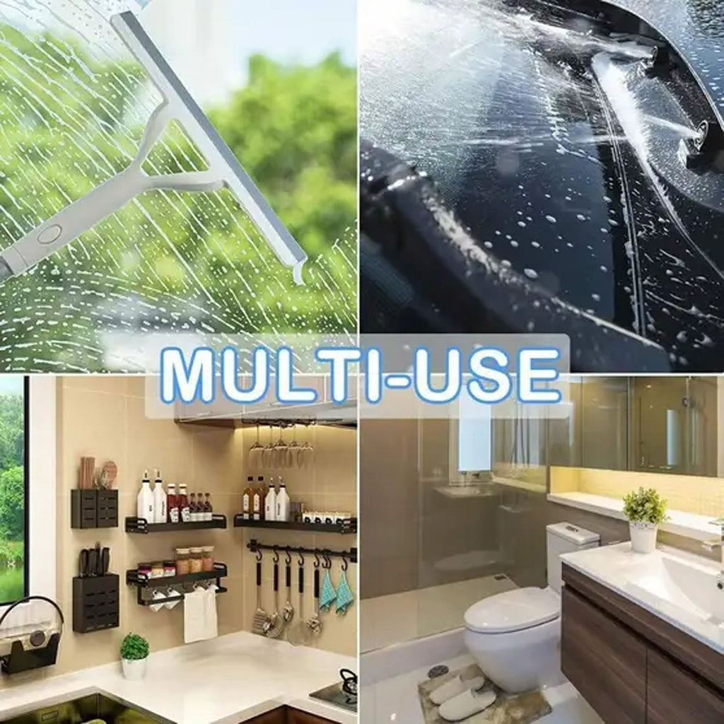 Automotive windshield cleaning with detergent powder