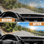 Windshield cleaning tablet for safe vehicle glass maintenance