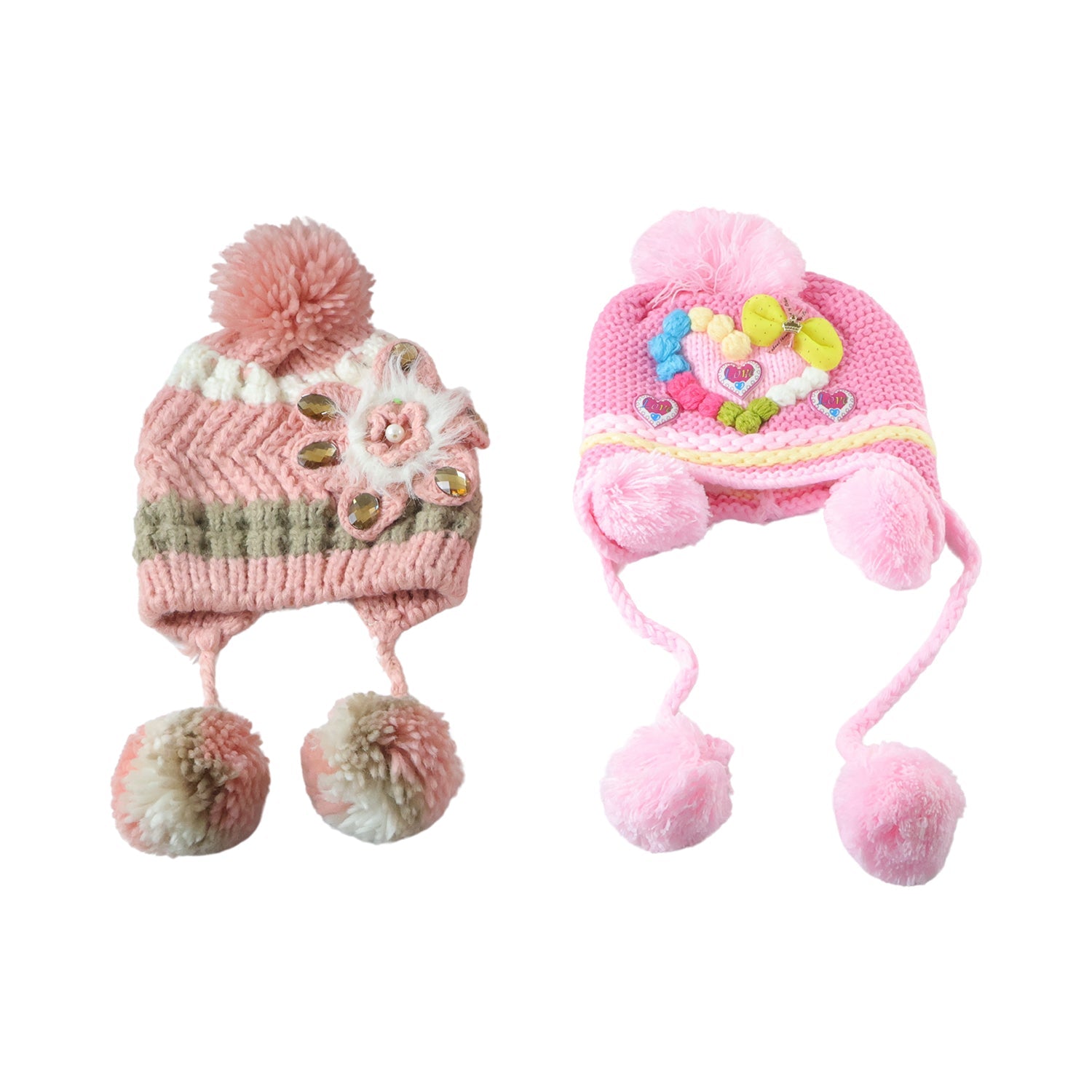 Child's soft warm woolen hat for cold weather protection
