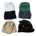 Unisex winter woolen knit cap in various colors