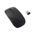 Packaging of the Compshop Wireless Mouse, showcasing branding and product details.