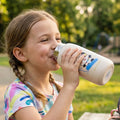 420ml stainless steel kids water bottle with cartoon print