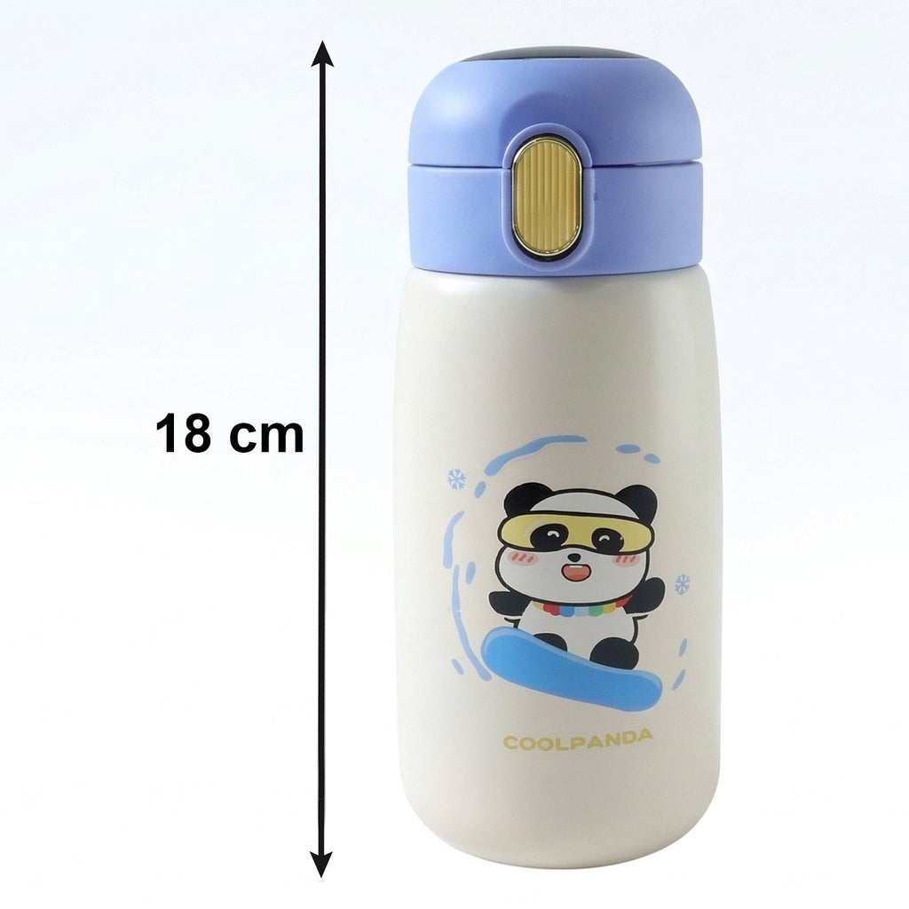 Portable steel bottle for kids use