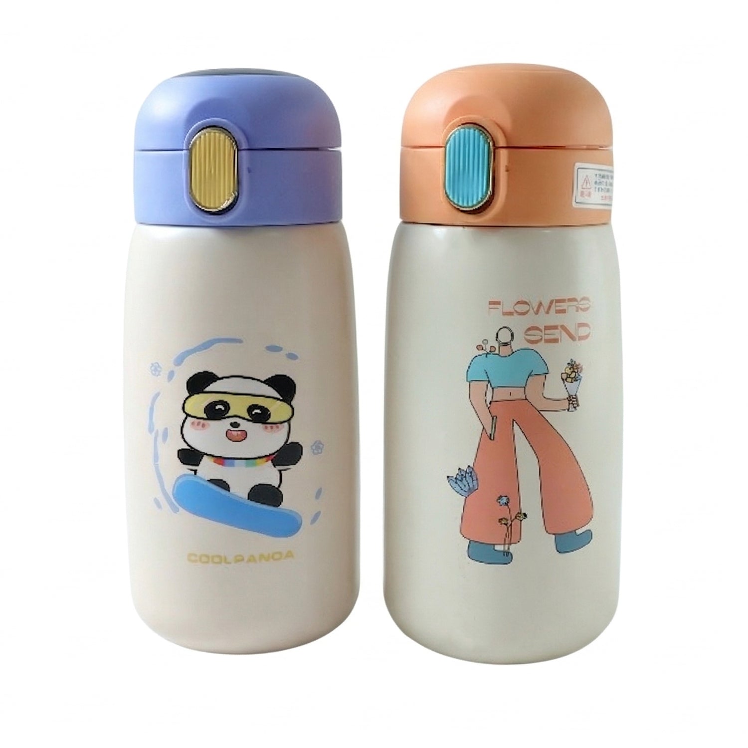 Leakproof insulated kids water bottle