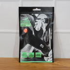 Retail packaging of wrist support brace with thumb loop