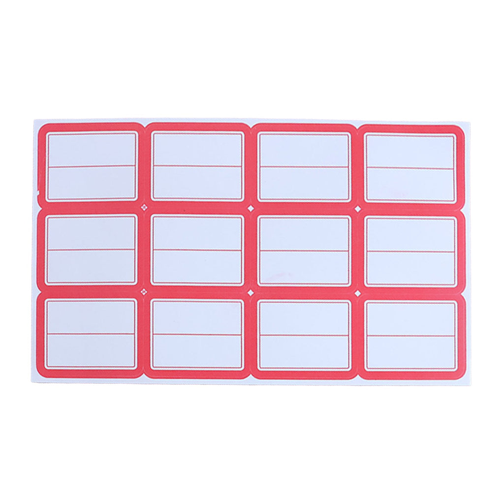 Office writable label sheets to label folders and office supplies