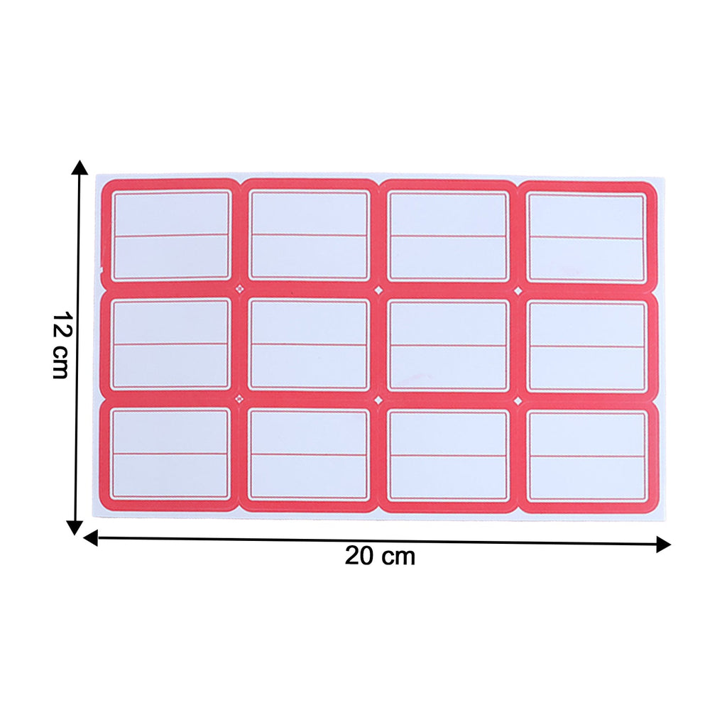Multiple sheets of durable self-adhesive shipping label stickers