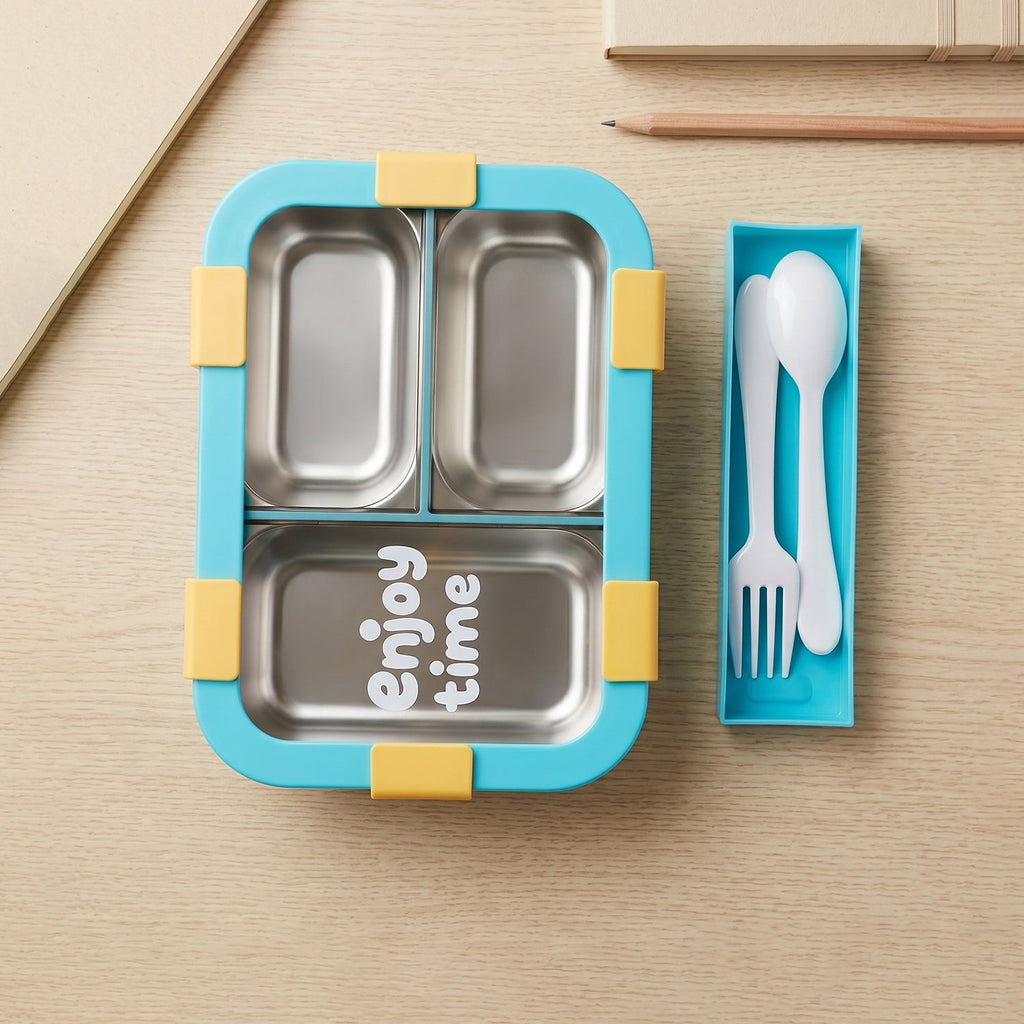 Eco-friendly reusable stainless steel lunch container