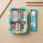 Eco-friendly reusable stainless steel lunch container