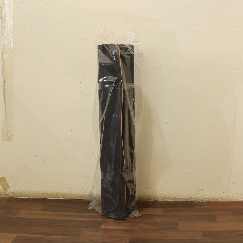 Premium non-slip yoga mat ready for daily home workouts