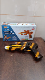 Battery operated space blaster toy with electronic shooting sounds