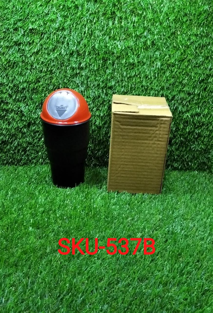 Stylish and portable car dustbin by Velvet Wheels, suitable for multiple uses.