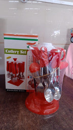 Packaging box for the TitanVault 26-piece luxury cutlery set, indicating a perfect gift option.