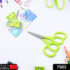 Sharp stainless steel scissors featuring a comfort grip handle.