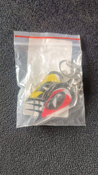 Stylish acrylic 2-in-1 breakable keychain pair for best friends