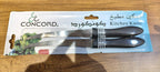 Packaged 2-piece serrated kitchen knife set ready for sale