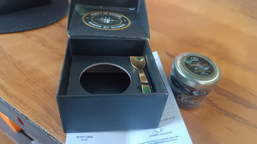 OG Wellness pure Himalayan Shilajit resin product and packaging