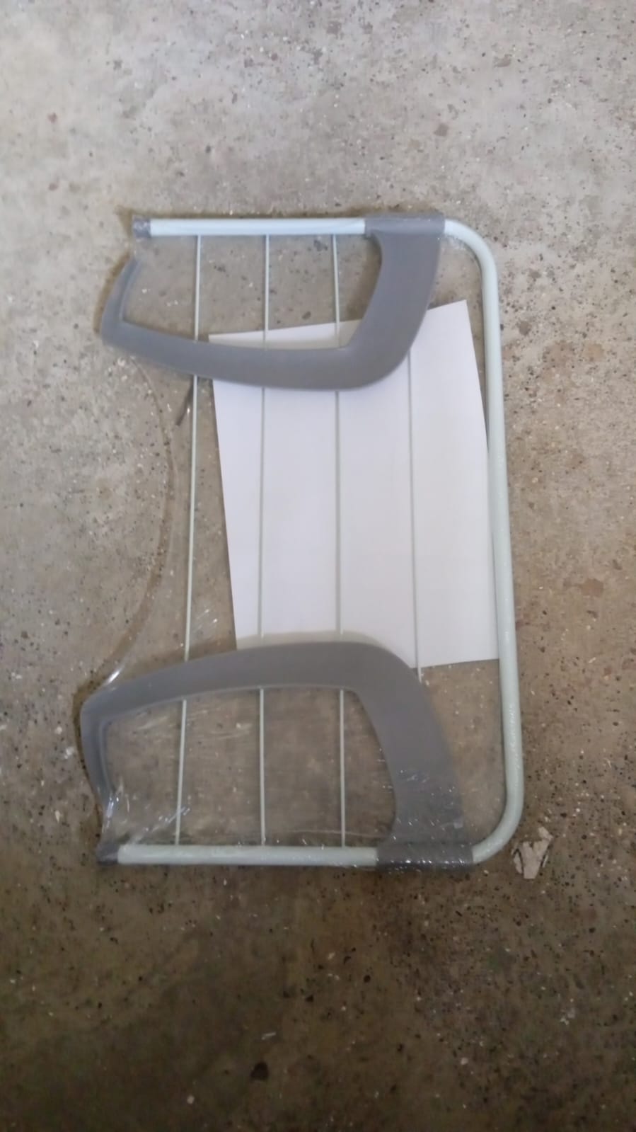 Diagram illustrating the compact dimensions of the Indo Glow folding drying rack.