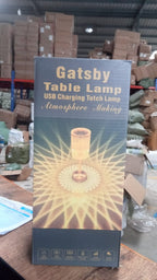 Glamorous crystal table lamp showcasing its unique light refraction.