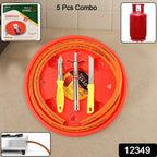 Complete LPG kitchen combo pack including trolley, lighter, knife and peeler