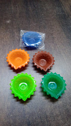 Packaging for the colourful silicone diya combo, showing product details.
