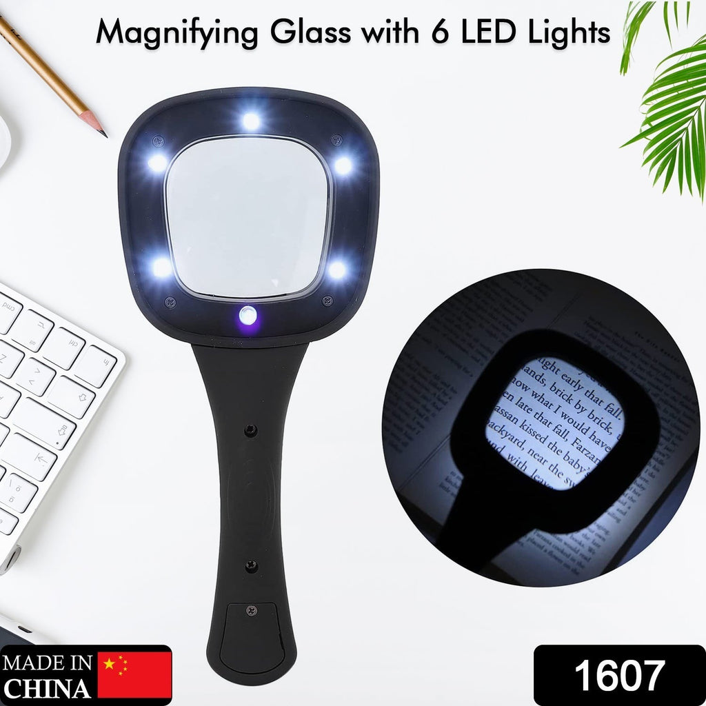 Lighted magnifier used for precision soldering and electronic inspection.