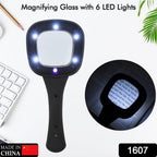 Lighted magnifier used for precision soldering and electronic inspection.