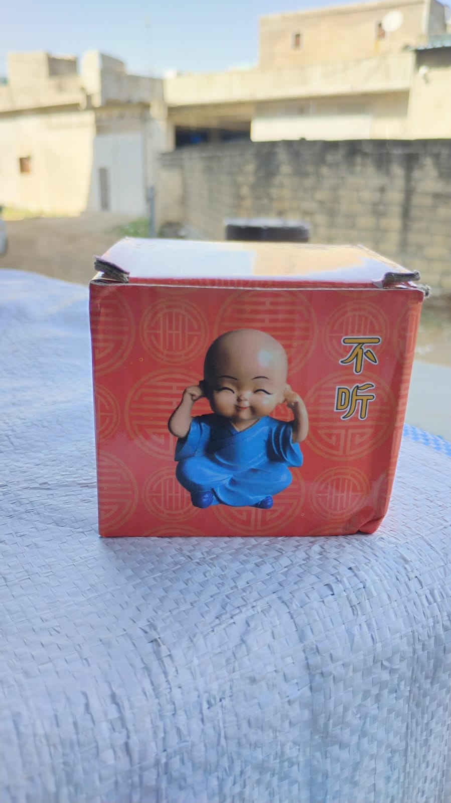 Baby Buddha 4-piece statue set bringing positivity to home decor