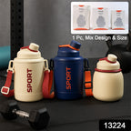 Portable leak-proof sports vacuum flask for travel and gym use