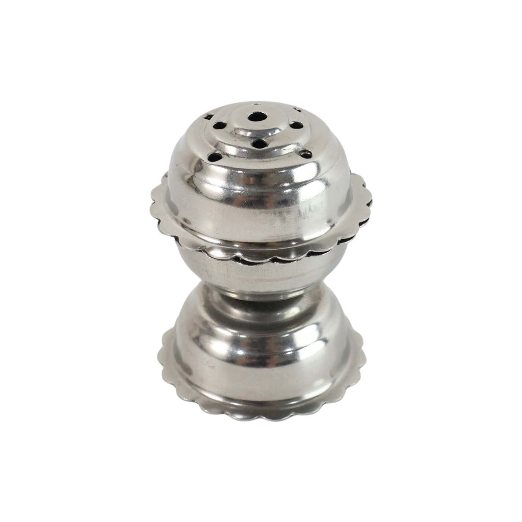 Polished Lotus Agarbatti Stand, a perfect puja accessory.