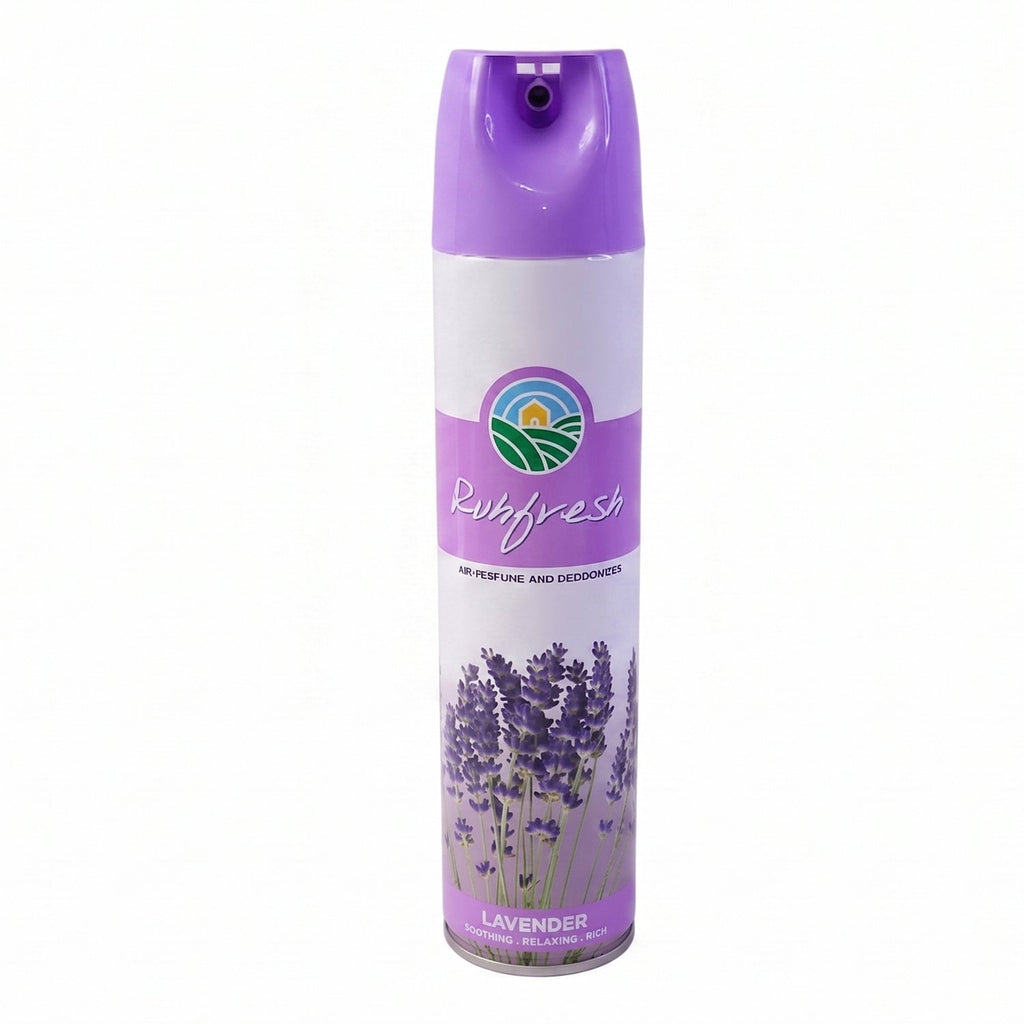 Lavender fragrance Air Freshener Spray in compact bottle
