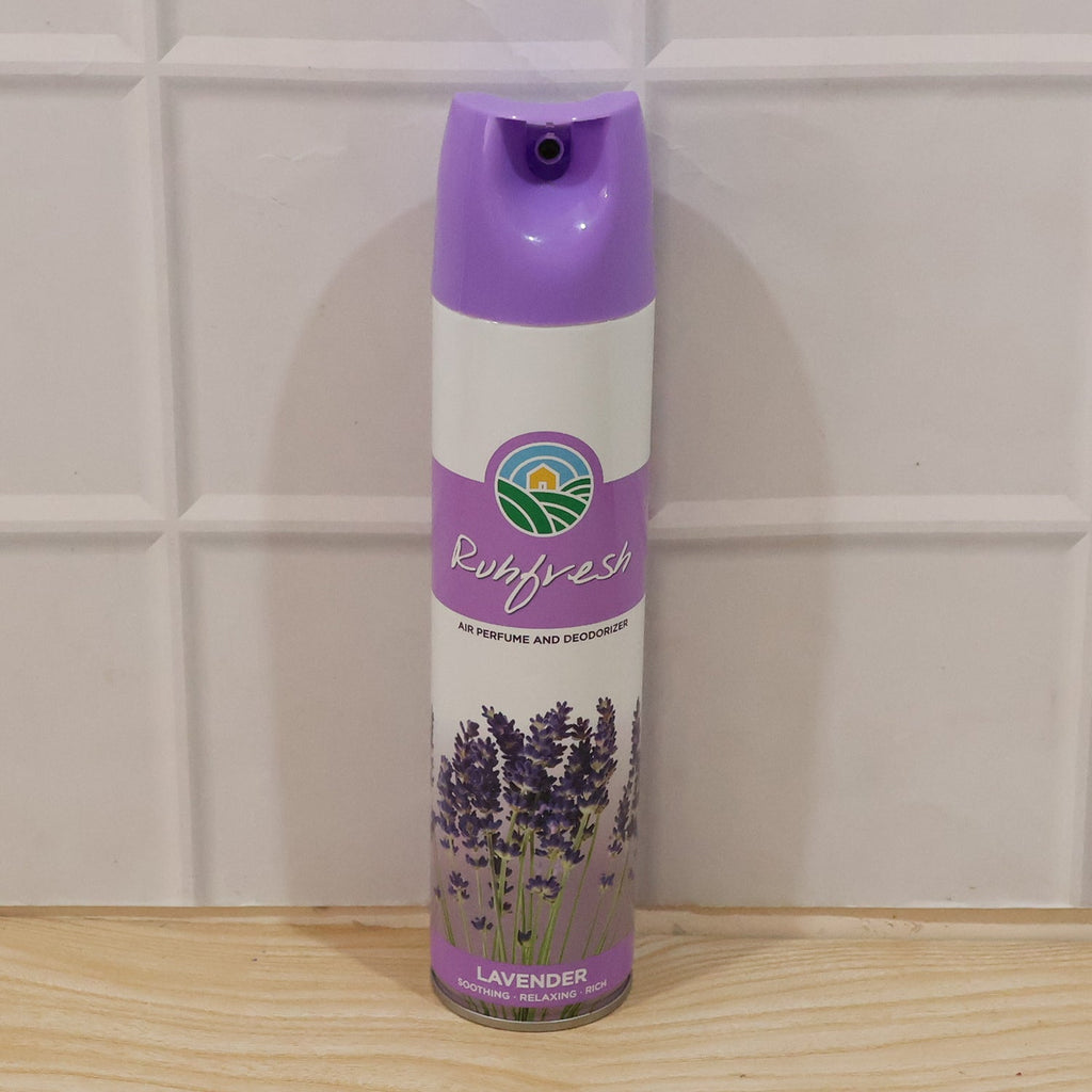 Stylish Lavender Air Freshener Spray container