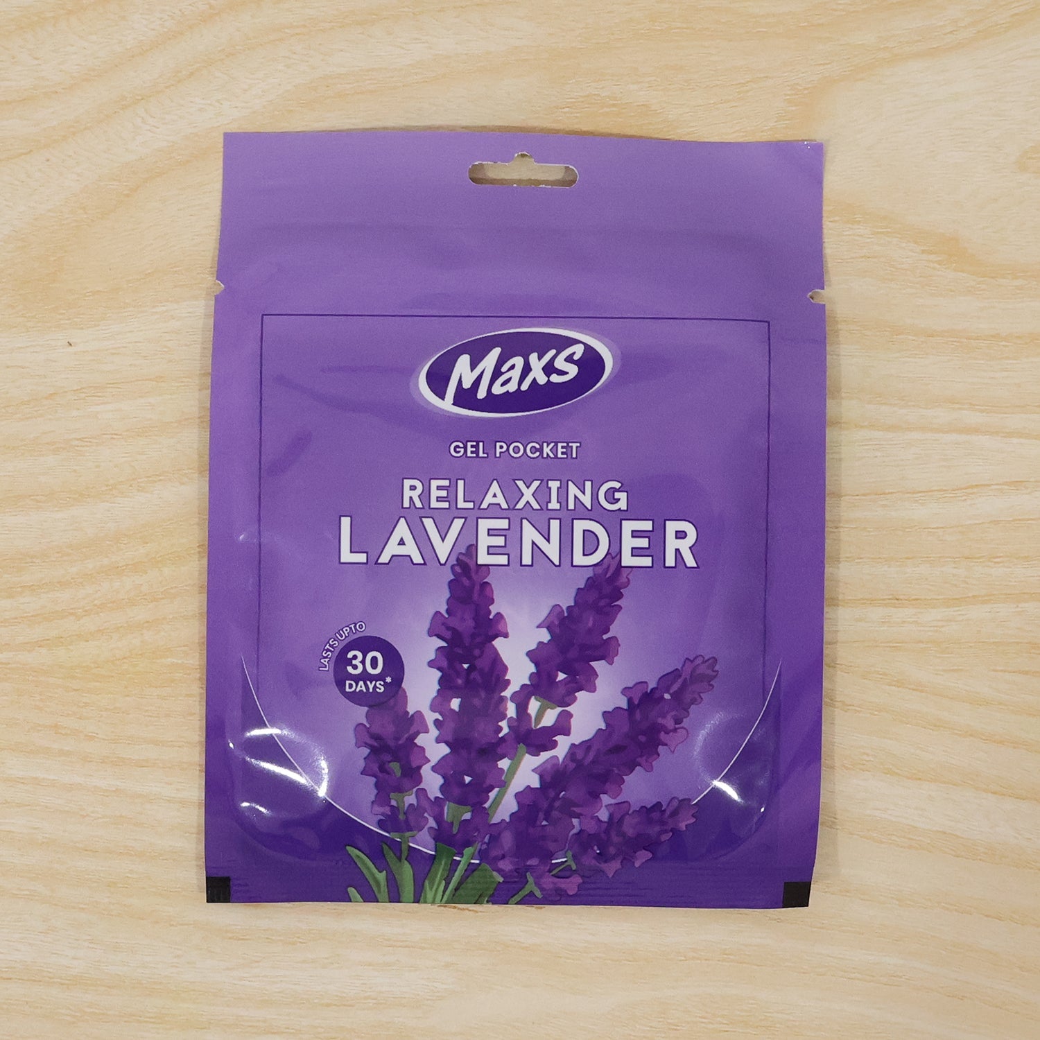 Multiple applications of Maxs Lavender Gel Air Freshener.