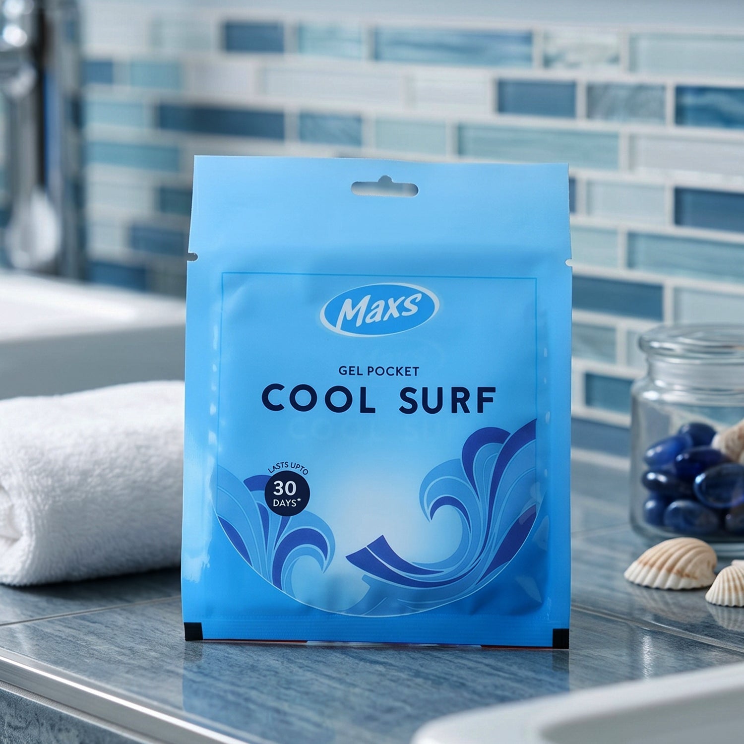 Maxs brand gel air freshener packaging