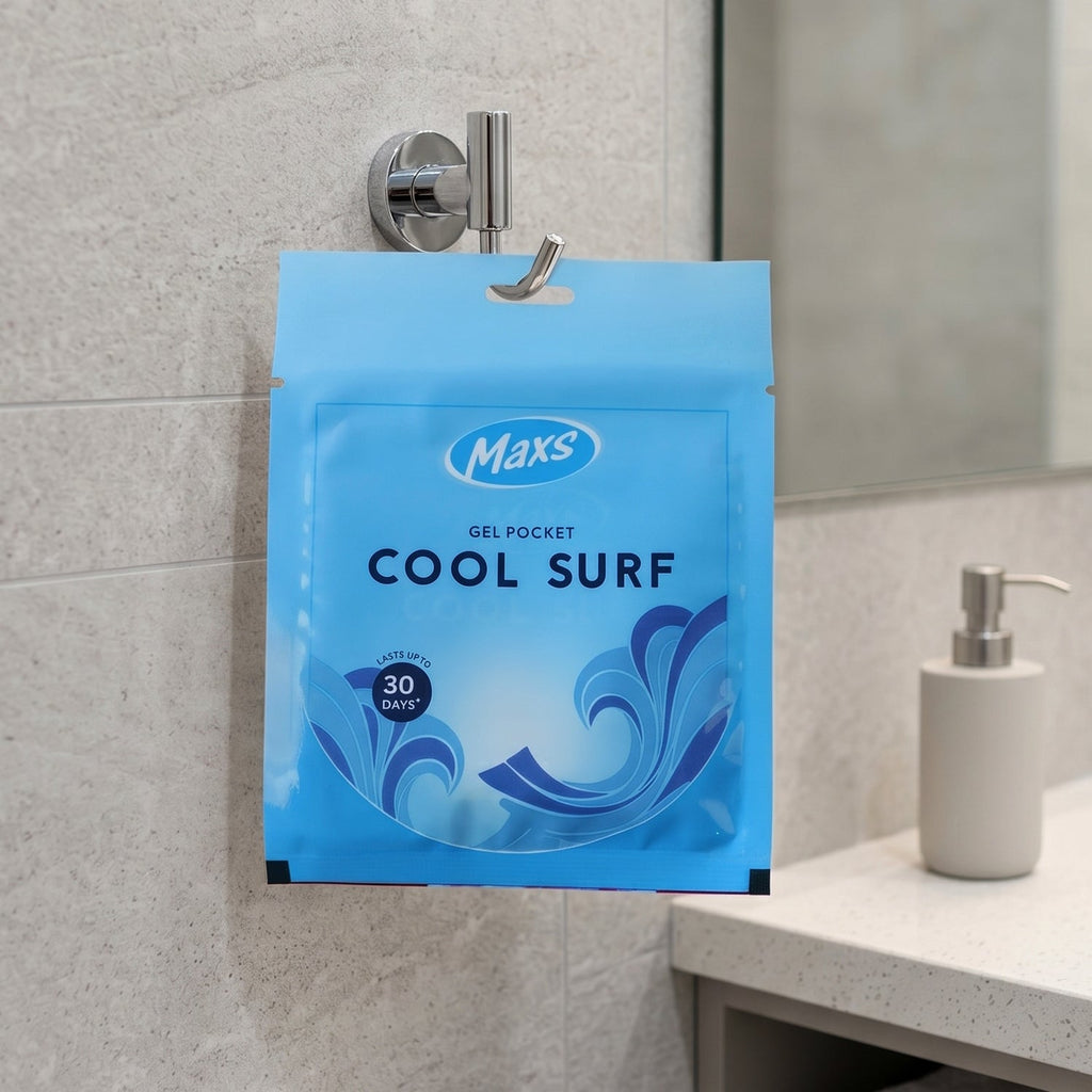 Front view of Maxs gel air freshener