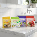 Solid air freshener fragrance blocks for home use