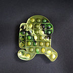 In-use live image demonstrating stress relief with silicone Pop It Fidget Toy