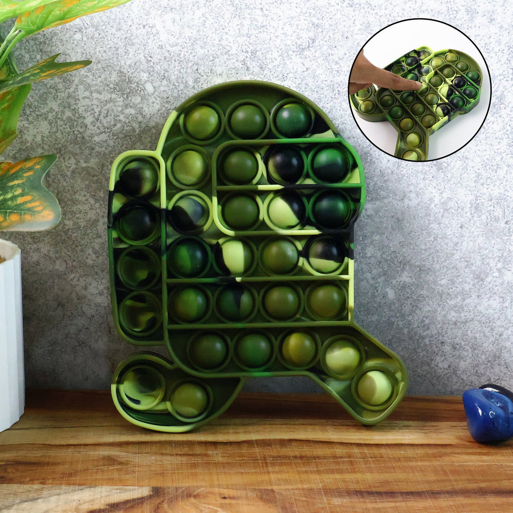 Premium cartoon shape silicone Pop It Fidget Toy designed for stress relief