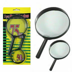 Worko dual-sided magnifying glass set with 75mm and 50mm real glass lenses.