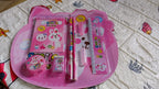 Back of the Kids Stationery Set packaging, showing product details and features.
